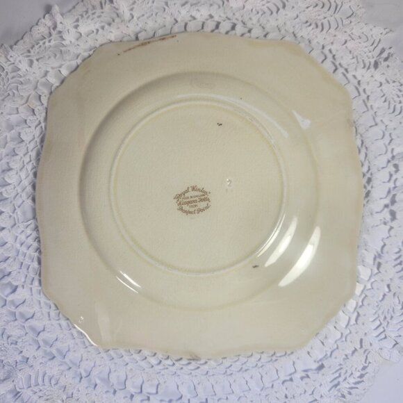 Royal Winton Niagara Falls Collectors Plate Made in England Vintage Souvenir - Picture 5 of 6
